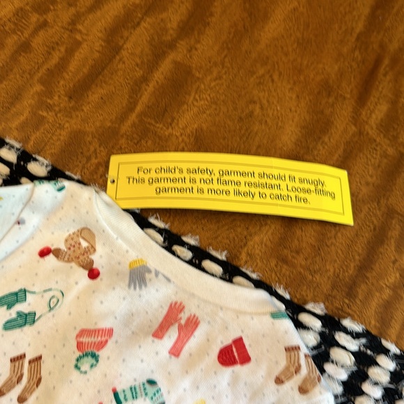 JANIE and JACK BABY GOOD NIGHT FOOTED PAJAMAS IN WINTER COZY - Picture 8 of 10